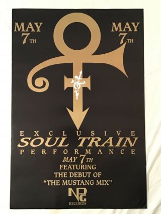 Prince 1995 Promo Poster Soul Train Power Generation
