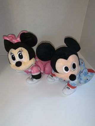 Disney Baby Mickey And Minnie Mouse Musical Crawling Pals