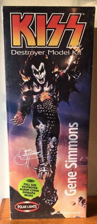 Kiss Destroyer Model Kit Gene Simmons 1998 Polar Lights