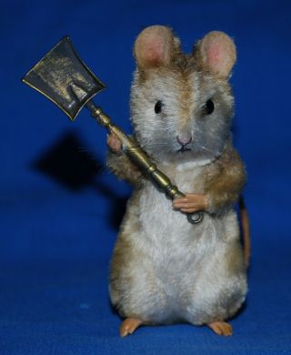 Gorgeous 2007 Limited Edition Tiny 3.  5 " Tom Thumb Mouse By R John Wright No Box
