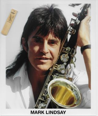 Mark Lindsay Sax Reed,  Photo Personal Autograph To You Revere Raiders