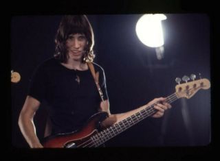 Pink Floyd Roger Waters Plays Guitar In Concert 1971 35mm Transparency