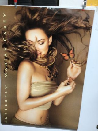 Mariah Carey “butterfly” 1997 Promo 2 - Sided Poster.  24”x36”