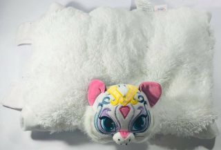 Nickelodeon Shimmer Shine Nahal Cat White Tiger Pillow Pet Plush Stuffed Rare