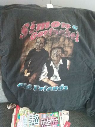 2003 Simon & Garfunkel T - Shirt Old Friends Xl