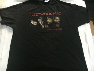 Vintage 2003 Fleetwood Mac Concert Tour Shirt Adult 2xl World Coming To?