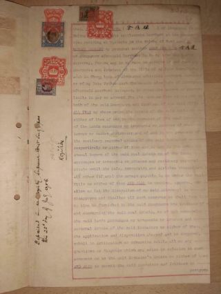 Hong Kong document mixed with Straits Settlements revenues 1906 fiscal 3