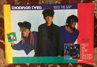 Thompson Twins Into The Gap Rare Promotional Poster