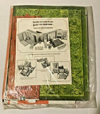 Barbie Dream House 1964 Unassembled Furniture Parts Only,  Some In Bag