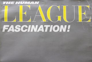 The Human League 1983 Fascination Promo Poster 2
