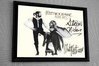Fleetwood Mac Rumours Album Signed Framed A4