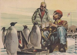 Antarctic Expedition Stamps Japan Expedition Postcard 004 Postal History