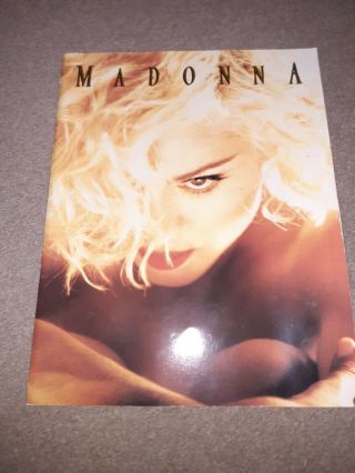Madonna Blond Ambition Tour Programme 1990
