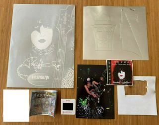 Washburn Guitars Kiss Paul Stanley Rare Folder & Press Kit Items Poster,  Folder