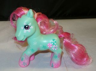My Little Pony Mlp G3 Minty Winter Pony 2007 - Snowflake & Mints