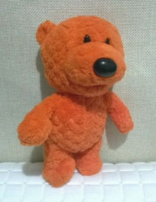Ojo Mini Plush Bear In The Big Blue House 1999 Applause 6.  5 " Orange Jim Henson