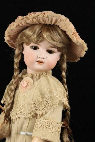22 " Antique German Doll Marked Germany 8 Bisque Head Compo Body Clothes