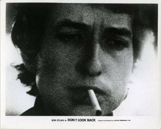 Bob Dylan Dont Look Back Iconic Graniny B/w Portrait Smoking 1967 Photo