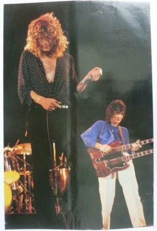 Rare Led Zeppelin Plant And Page 1980 