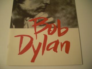 Columbia Records Celebrates the Music of Bob Dylan Photo Program 10/16/1992 3
