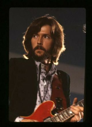 Eric Clapton Playing Guitar La 1970 