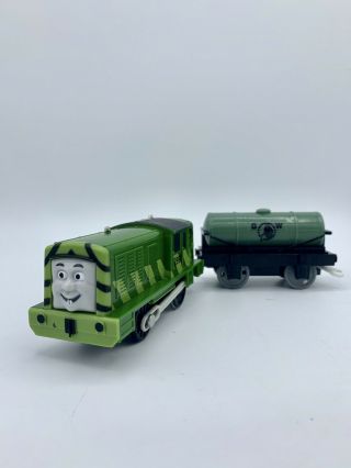 Motorized Salty’s Green Coat Of Paint W/ Tanker Thomas And Friends Trackmaster