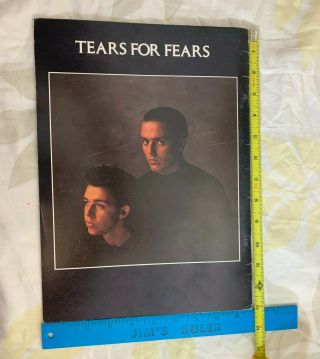 Tears For Fears Concert Tour Program 1985 | Songs From The Big Chair
