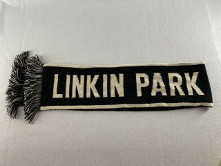 Linkin Park Underground Scarf Knit Black With Beige 57 " X 7 "