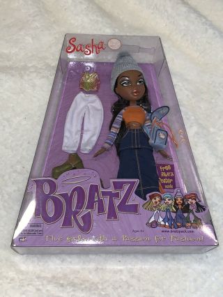 Mga Bratz Sasha 1st Edition Nib Nrfb Fashion Doll 2001