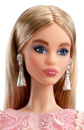 The 2017 Blush Fringed Gown Barbie 