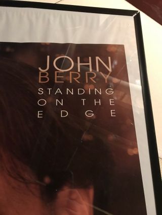 John Berry Very Rare Standing On The Edge Promo Poster 3