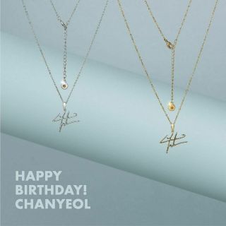 [pre - Order] Sm Town Store Sm Artist Exo Chanyeol 2020 Birthday Necklace