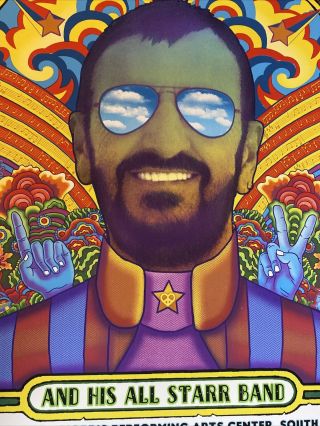 RINGO STARR & His All Star Band 2018 Poster South Bend Concert Tour by EMEK 3