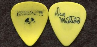 Megadeth 1999 Risk Tour Guitar Pick Dave Mustaine Custom Concert Stage Pick