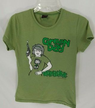 Green Day Kerplunk Cinderblock T - Shirt Womens M