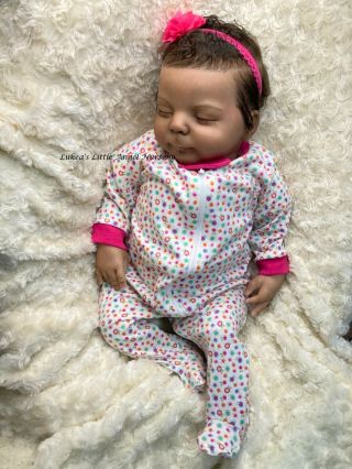 Aa Ethnic Biracial Reborn Baby Doll Heather By Donna Rubert