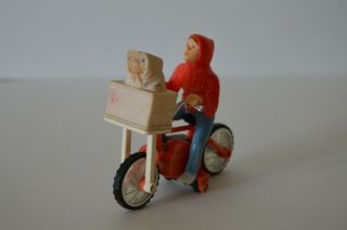 Vintage 1982 E.  T.  The Extra Terrestrial Toy Ljn Toys Elliott Bicycle Figure