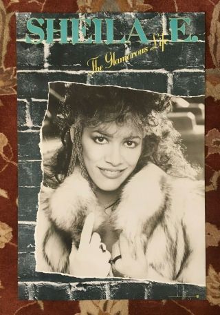 Sheila E.  The Glamorous Life Rare Promotional Poster