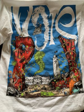 Pearl Jam Voter Long Sleeve T - Shirt Men’s Medium Missoula Mt Poster Print