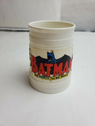 Vintage 1966 Batman Plastic Mug