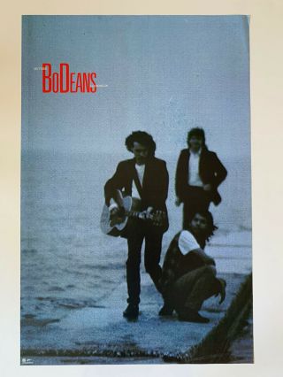 1987 The Bodeans Outside Looking In Promotional Rock Poster 23” X 35”