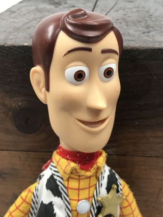 Thinkway Disney Pixar Toy Story Talking Sheriff Woody Pull String Doll Pb