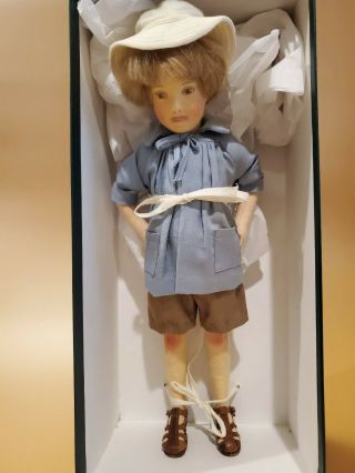 Lm R.  John Wright Winnie The Pooh Pocket Christopher Robin Mohair Le Plush Doll