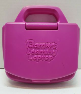 Vintage 1999 Barney’s Learning Laptop Computer Game Toy -
