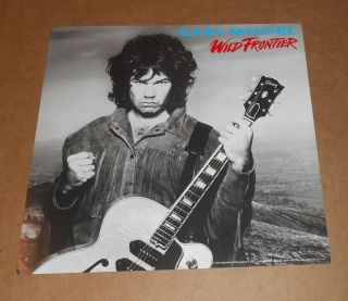 Gary Moore Wild Frontier Poster 2 - Sided Flat Square 1987 Promo 12x12 Rare