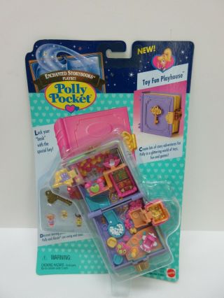 1996 Vintage Polly Pocket Toy Fun Playhouse Toy Land Nos Hard To Find