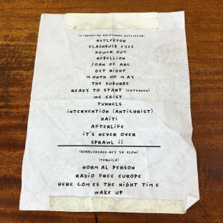 Arcade Fire Set List From 2014 Aarons Amphitheatre In Atlanta,  Ga Setlist