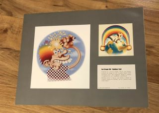Grateful Dead Poster - Ice Cream Kid/ Rainbow Foot - 1997 Mouse/kelly Limited Ed.