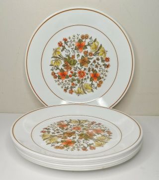 7 Corelle By Corning Indian Summer 8 1/2 " Luncheon Plates