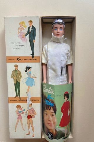 Htf Vintage Barbie Ken Japanese Exclusive Dressed Box Dr Ken In Special Box